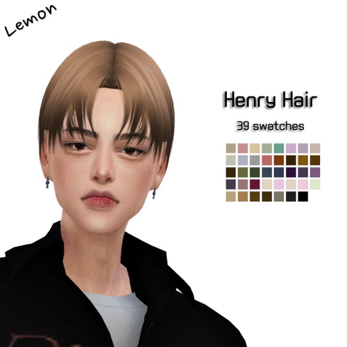 Sims 4 Henry Hair at Lemon Sims 4