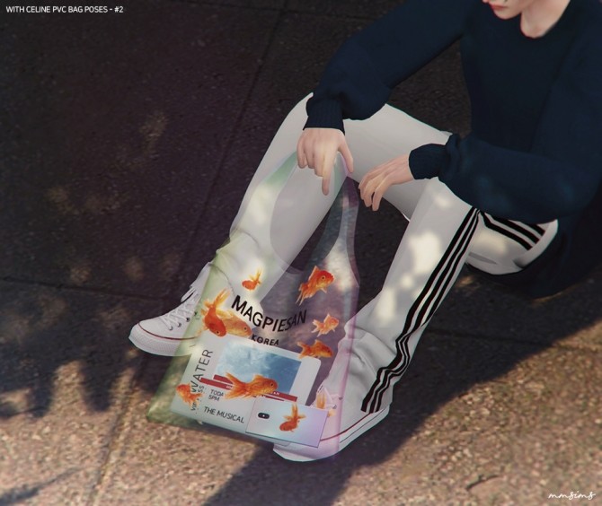 Sims 4 PVC Bag Set at MMSIMS