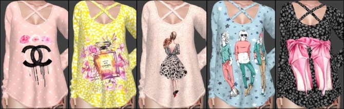 Sims 4 NitroPanic Sweater X Fullbody Recolors at Annett’s Sims 4 Welt