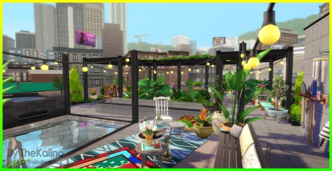 Sims 4 Modern Urban Home at Kalino
