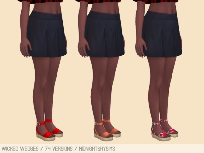 Sims 4 Wicked wedges at Midnightskysims