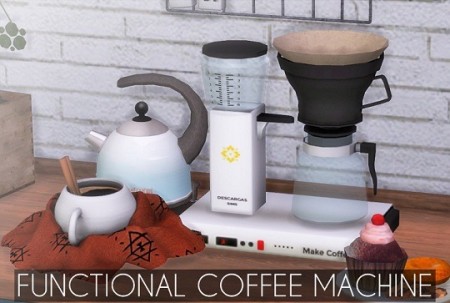 Functional Coffee Machine at Descargas Sims