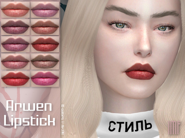 Sims 4 IMF Arwen Lipstick N.174 by IzzieMcFire at TSR
