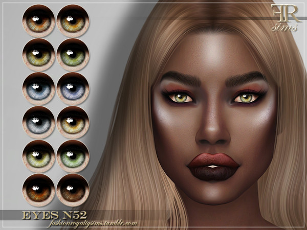 Sims 4 FRS Eyes N52 by FashionRoyaltySims at TSR
