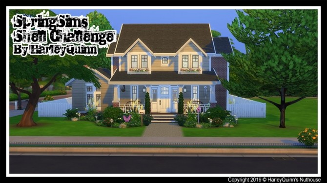 Sims 4 Spring Sims Shell Challenge at Harley Quinn’s Nuthouse