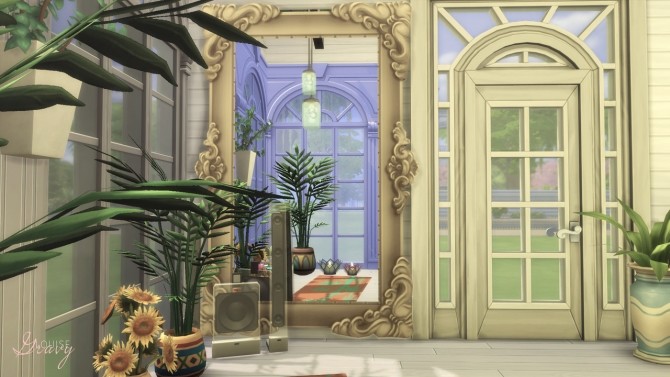 Sims 4 Sunroom/Yoga Room at GravySims