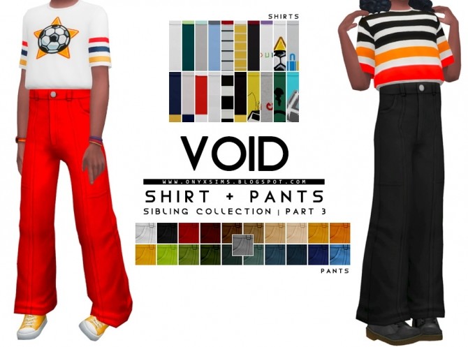 Sims 4 Sibling Collection Part 3 Void at Onyx Sims