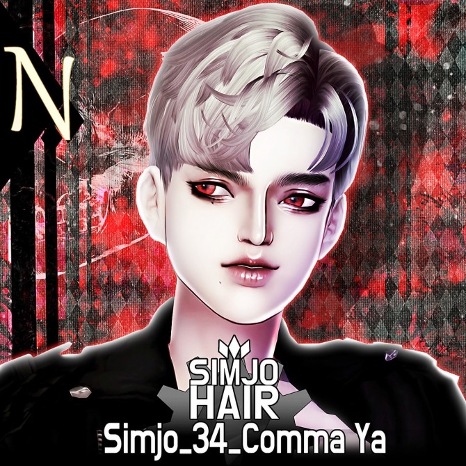 Sims 4 Simjo 34 Comma Ya hair at Kim Simjo