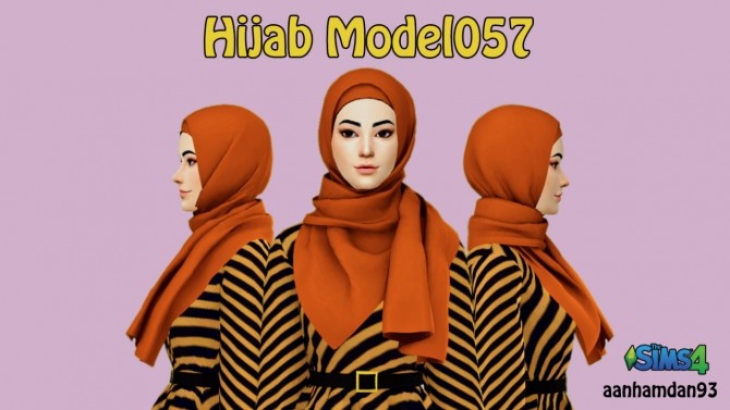Sims 4 Hijab Model057   Hijab Hair004 & Mora Longdress at Aan Hamdan Simmer93
