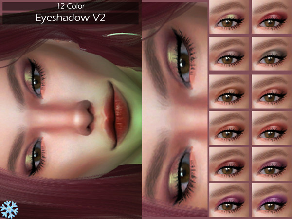 Sims 4 LMCS Eyeshadow V2 by Lisaminicatsims at TSR