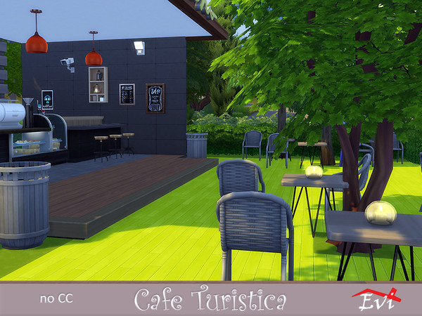 Sims 4 Cafe Turistica by evi at TSR