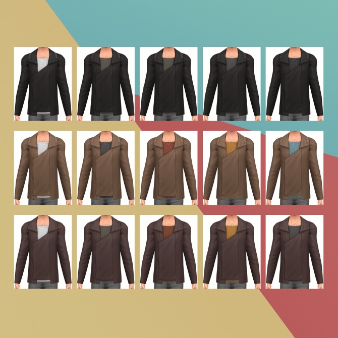 Sims 4 Into The Future Jacket S3 Conversion at Busted Pixels