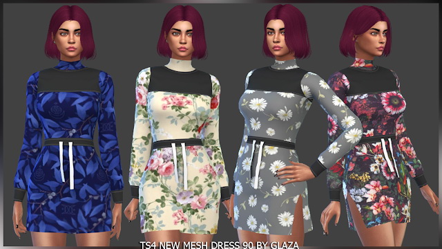 Sims 4 Dress 90 (P) at All by Glaza