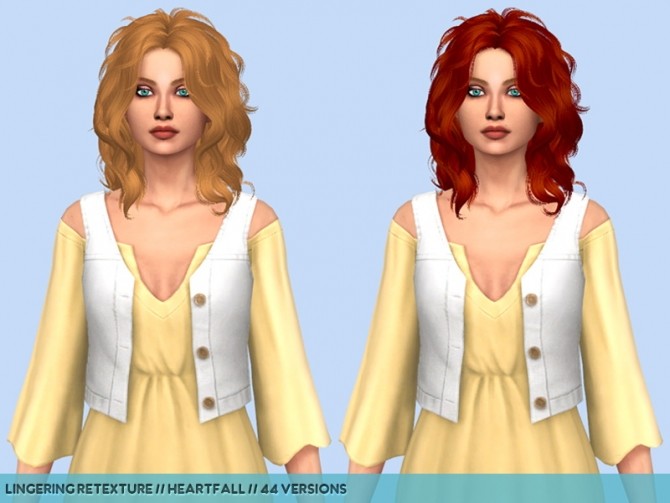 Sims 4 Newseas hair retextures at Heartfall