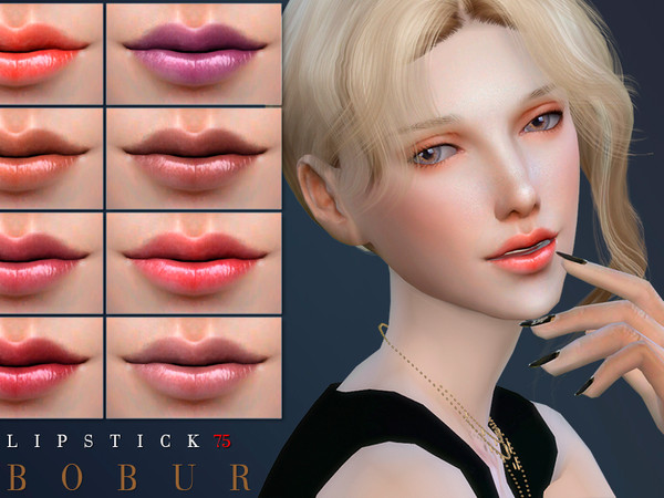 Sims 4 Lipstick 75 by Bobur3 at TSR