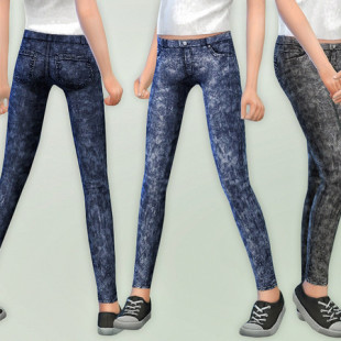 Lace Up Jeans by Elleb096 at TSR » Sims 4 Updates