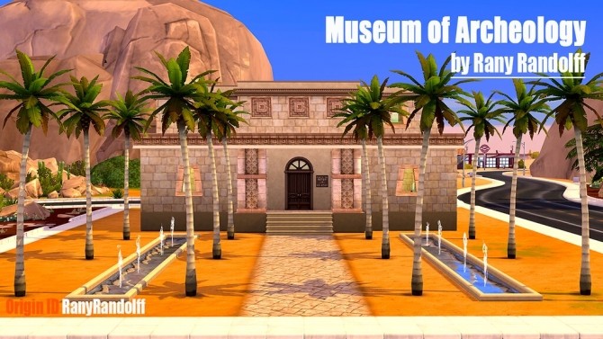 Sims 4 Museum of Archeology by Rany Raydolff at ihelensims