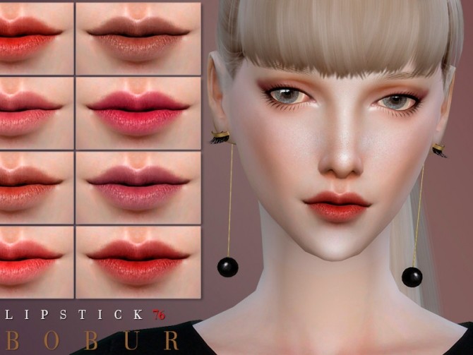 Sims 4 Lipstick 76 by Bobur3 at TSR