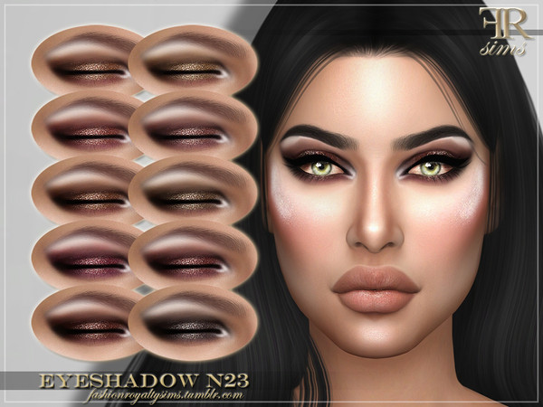 Sims 4 FRS Eyeshadow N23 by FashionRoyaltySims at TSR
