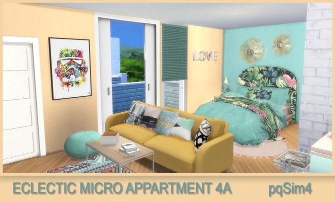 Sims 4 4A Eclectic Appartments at pqSims4