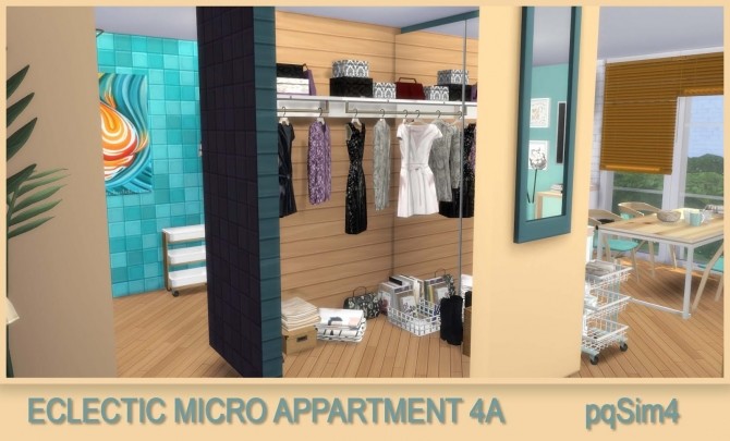 Sims 4 4A Eclectic Appartments at pqSims4
