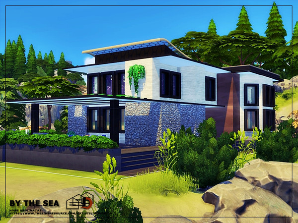 Sims 4 By the sea house by Danuta720 at TSR