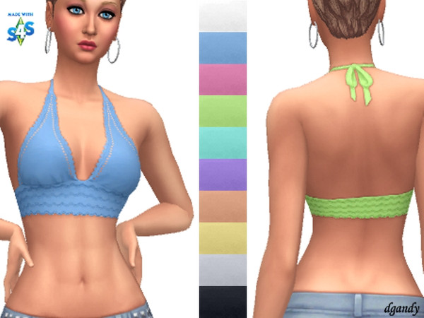 Sims 4 Halter Top 201905 11 by dgandy at TSR
