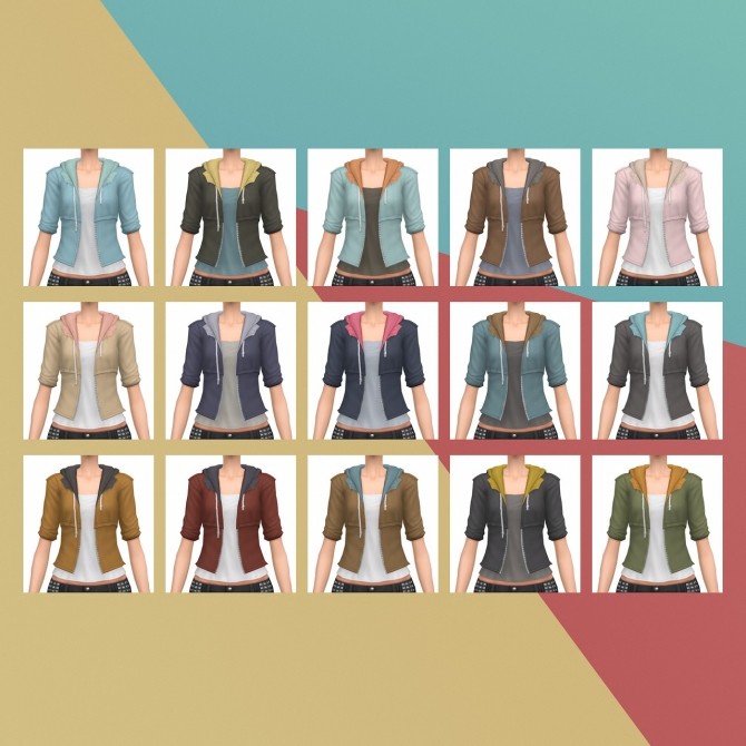 Sims 4 Everyday Hoodie Bowie S3 Conversion at Busted Pixels
