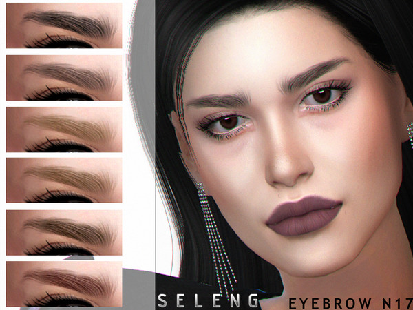 Sims 4 Eyebrows N17 by Seleng at TSR