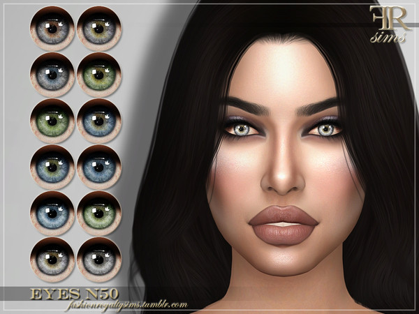 Sims 4 FRS Eyes N50 by FashionRoyaltySims at TSR