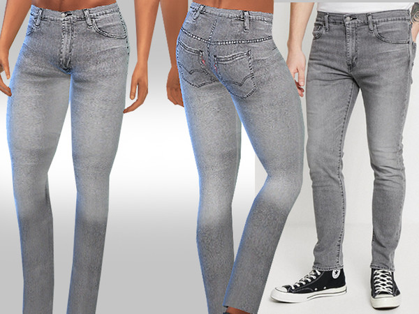 Sims 4 Slim Fit Men Jeans by Saliwa at TSR