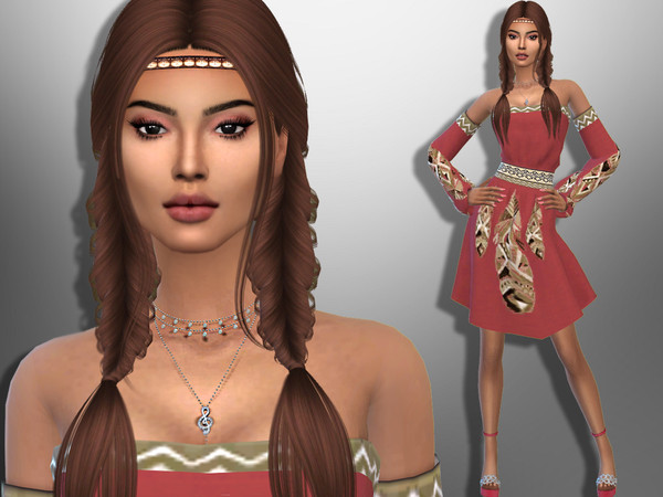 Sims 4 Flora Longo by divaka45 at TSR