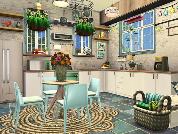 Sims 4 Bohemian Beach House by Xandralynn at TSR