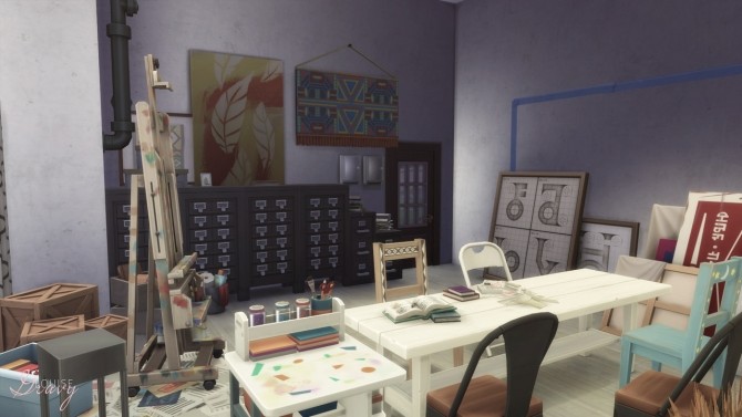 Sims 4 Art Room at GravySims