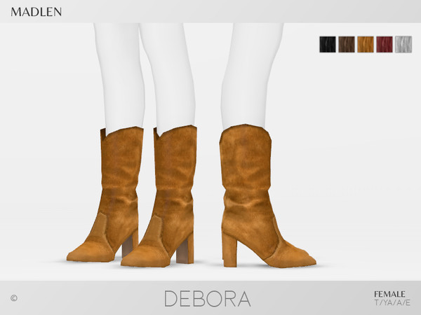 Sims 4 Madlen Debora Boots by MJ95 at TSR