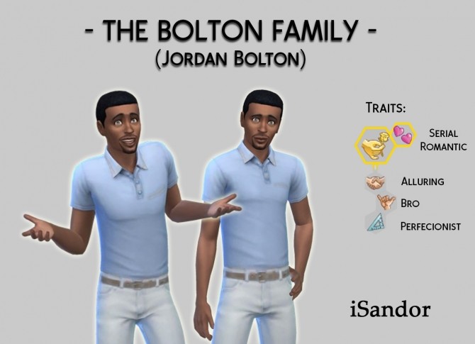 Sims 4 The Bolton family NO CC by iSandor at Mod The Sims
