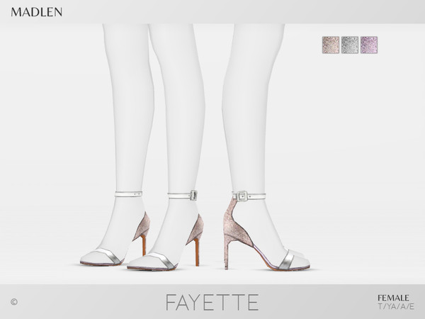 Sims 4 Madlen Fayette Shoes by MJ95 at TSR