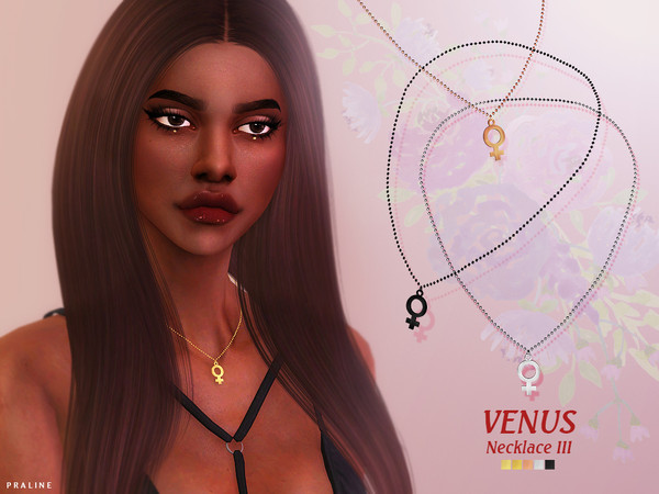 Sims 4 Venus Necklace 3 by Pralinesims at TSR