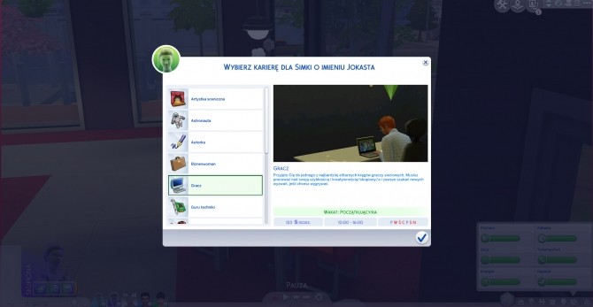 Sims 4 Gamer Career v0.01 by MatthewSimmer at Mod The Sims