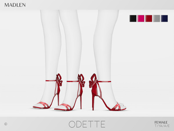 Sims 4 Madlen Odette Shoes by MJ95 at TSR