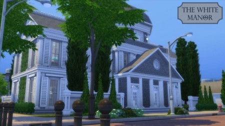 The White Manor No CC by BrazilianLook at Mod The Sims