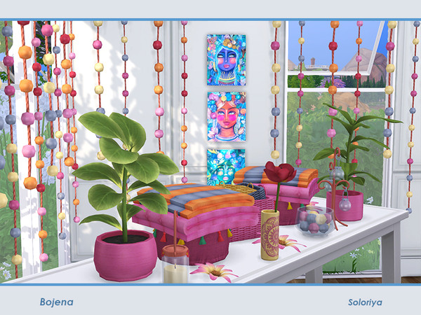 Sims 4 Bojena Decor set by soloriya at TSR