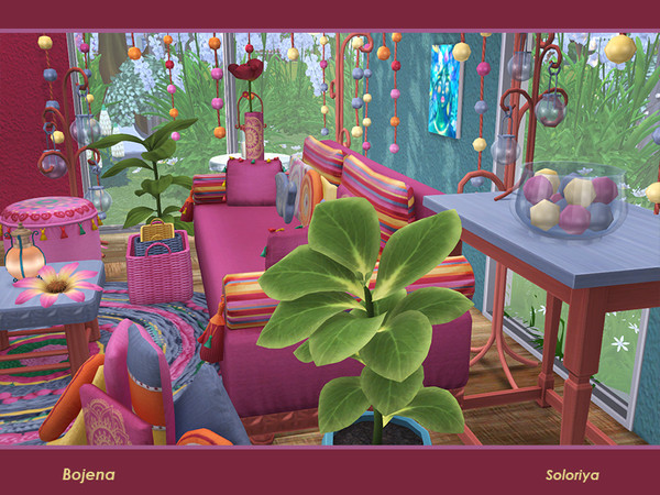 Sims 4 Bojena living room by soloriya at TSR