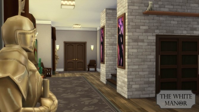 Sims 4 The White Manor No CC by BrazilianLook at Mod The Sims