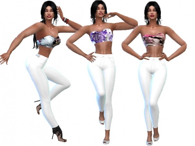 Sims 4 Summer outfit at Trudie55