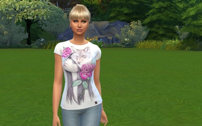 Sims 4 Printed t shirts at Louisa Creations4Sims