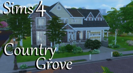 Country Grove house by PolarBearSims at Mod The Sims