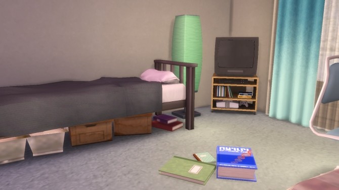 Sims 4 Clutter Bed by kady301 at Mod The Sims