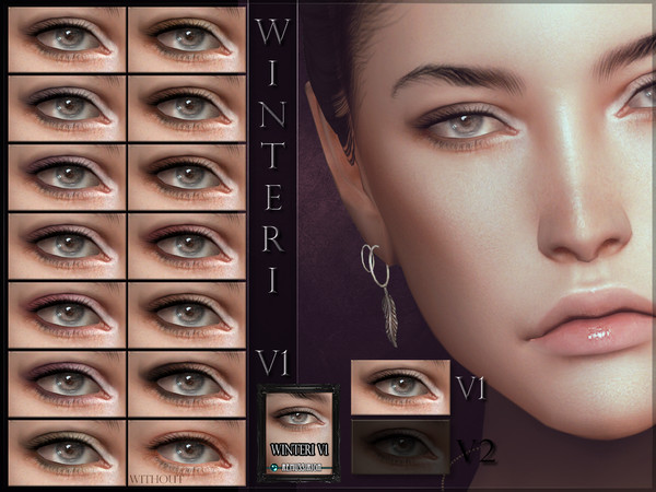 Sims 4 Winteri Eyeshadow V1 by RemusSirion at TSR