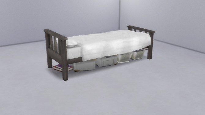 Sims 4 Clutter Bed by kady301 at Mod The Sims